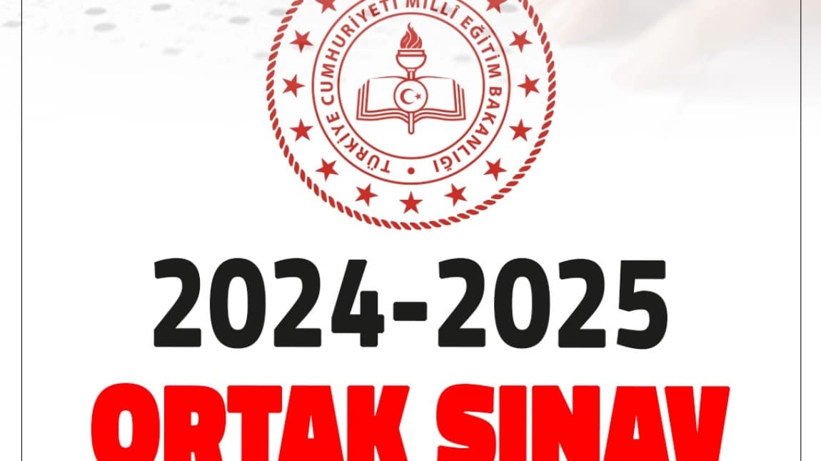 Nişantaşı Nuri Akın Anadolu Lisesi 2024-2025 1. Dönem 2. Ortak Sınav Takvimi